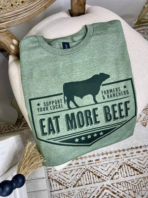 Farmers & Ranchers Eat More Beef (T-Shirt)