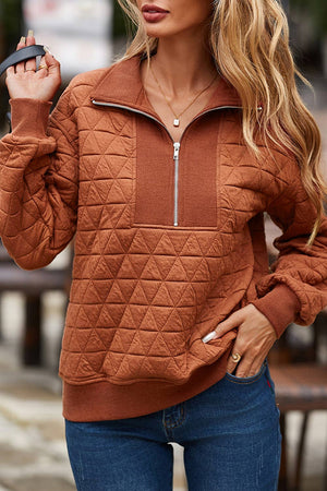 LDC Solid Casual Shift V Neck Pullover Sweatshirt