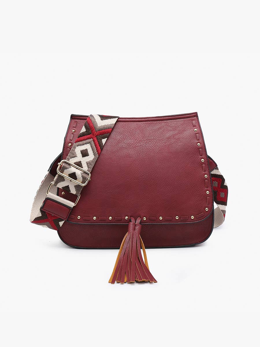 Bailey Crossbody with Print Contrast Strap