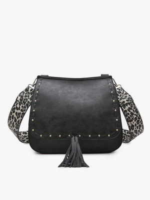 Bailey Crossbody with Print Contrast Strap