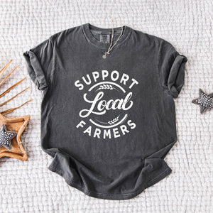 SUPPORT LOCAL FARMERS Graphic Tee   