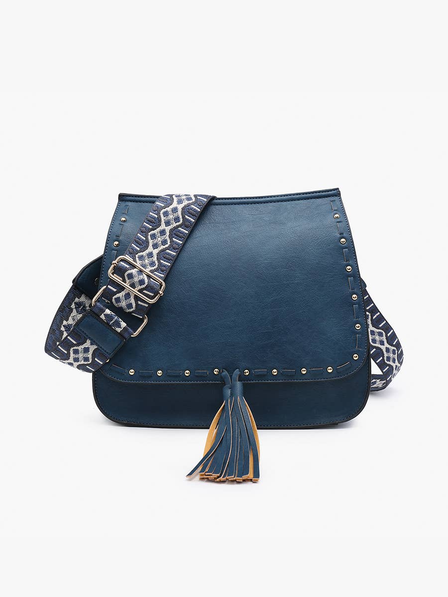 Bailey Crossbody with Print Contrast Strap