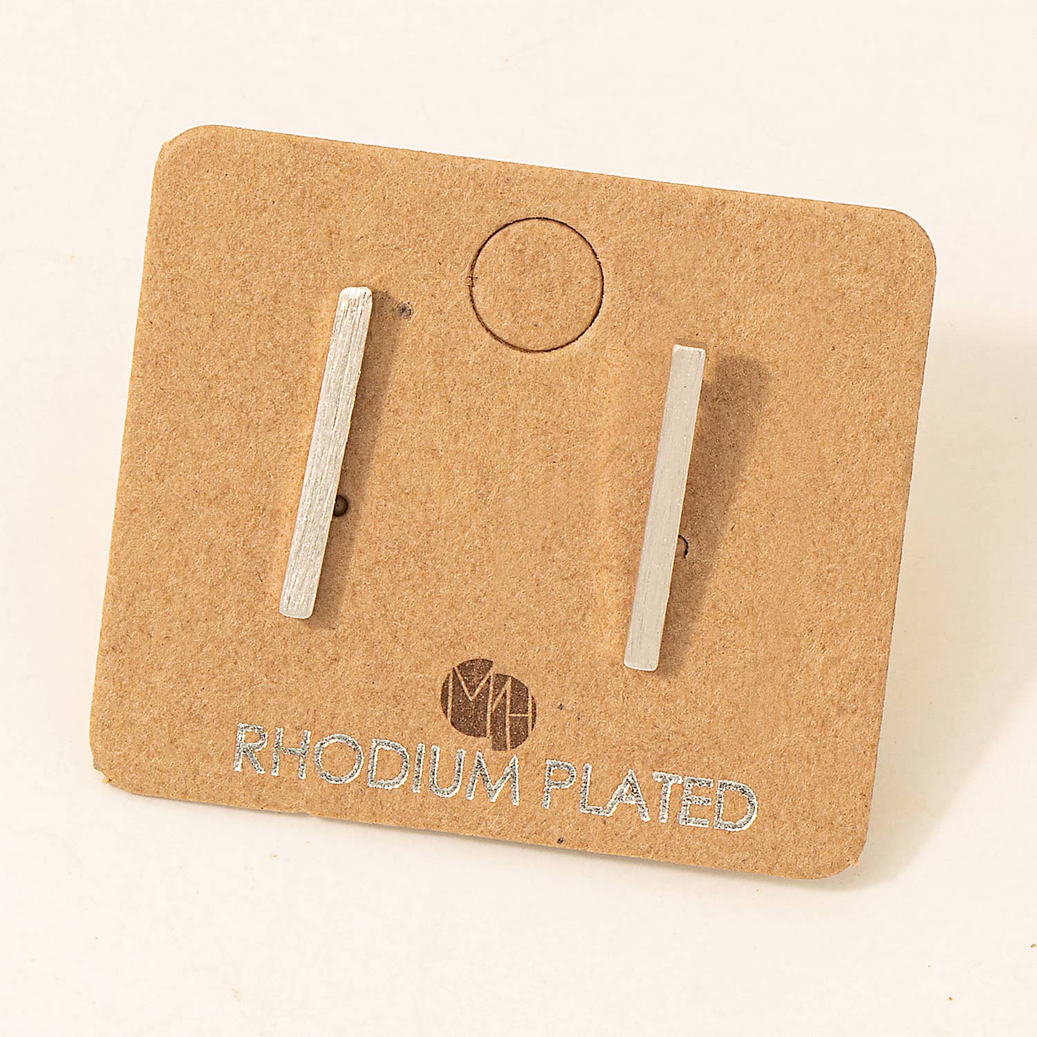 Dainty Bar Stud Earrings