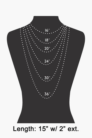 Cz Pave Double Cross Pendant Necklace