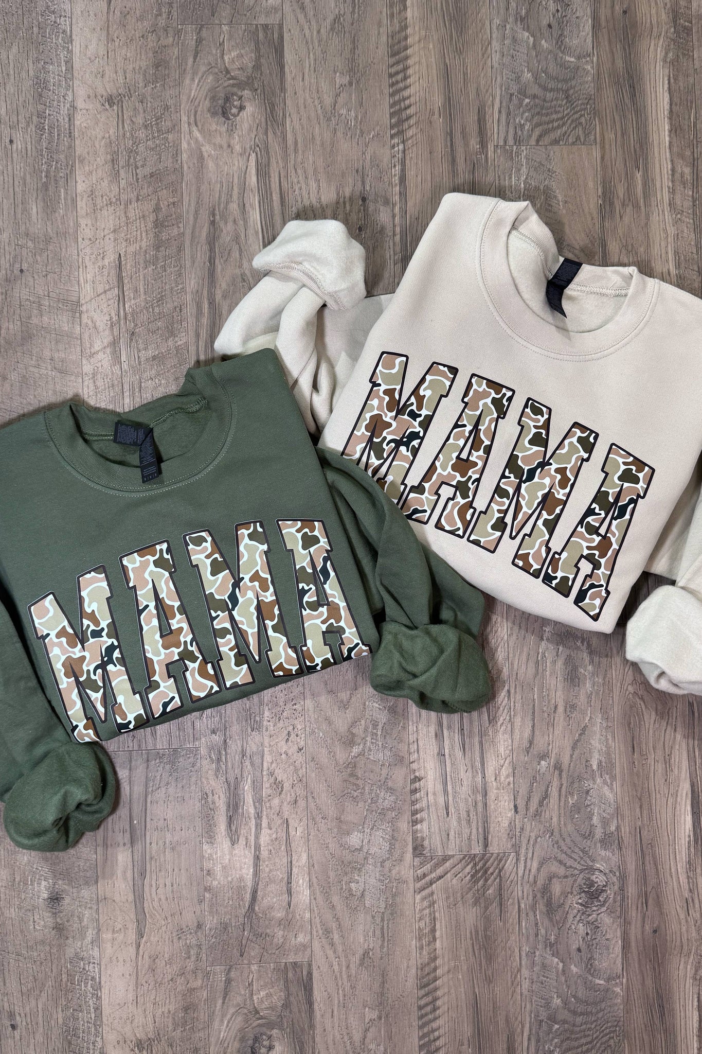 CAMO MAMA SWEATER