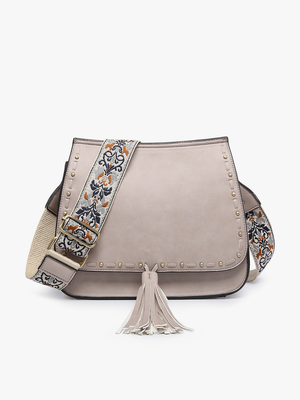 Bailey Crossbody with Print Contrast Strap