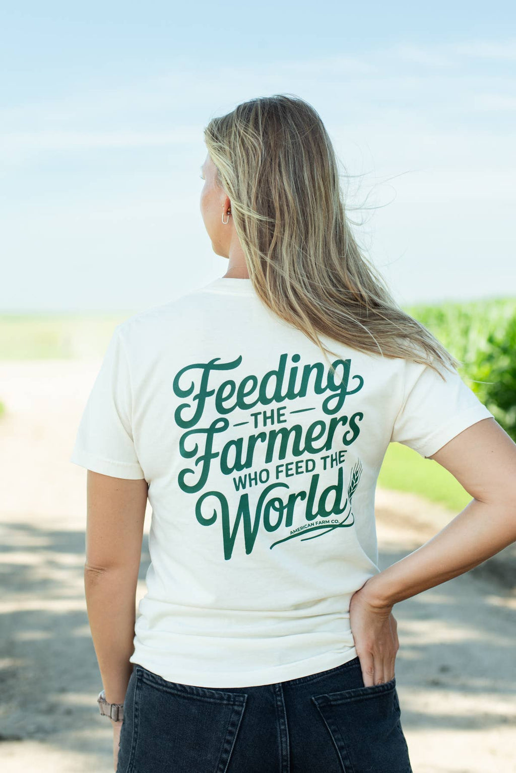 Western 'Farm Wife Field Delivery' Graphic Tee - 2 sided