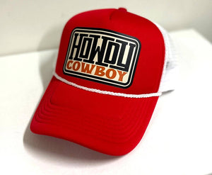 Howdy Cowboy Trucker Foam Hat