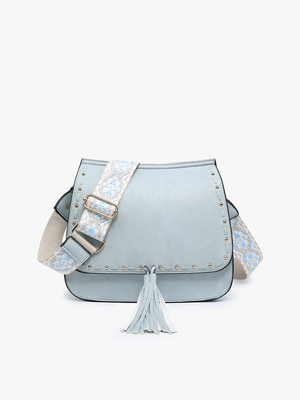 Bailey Crossbody with Print Contrast Strap