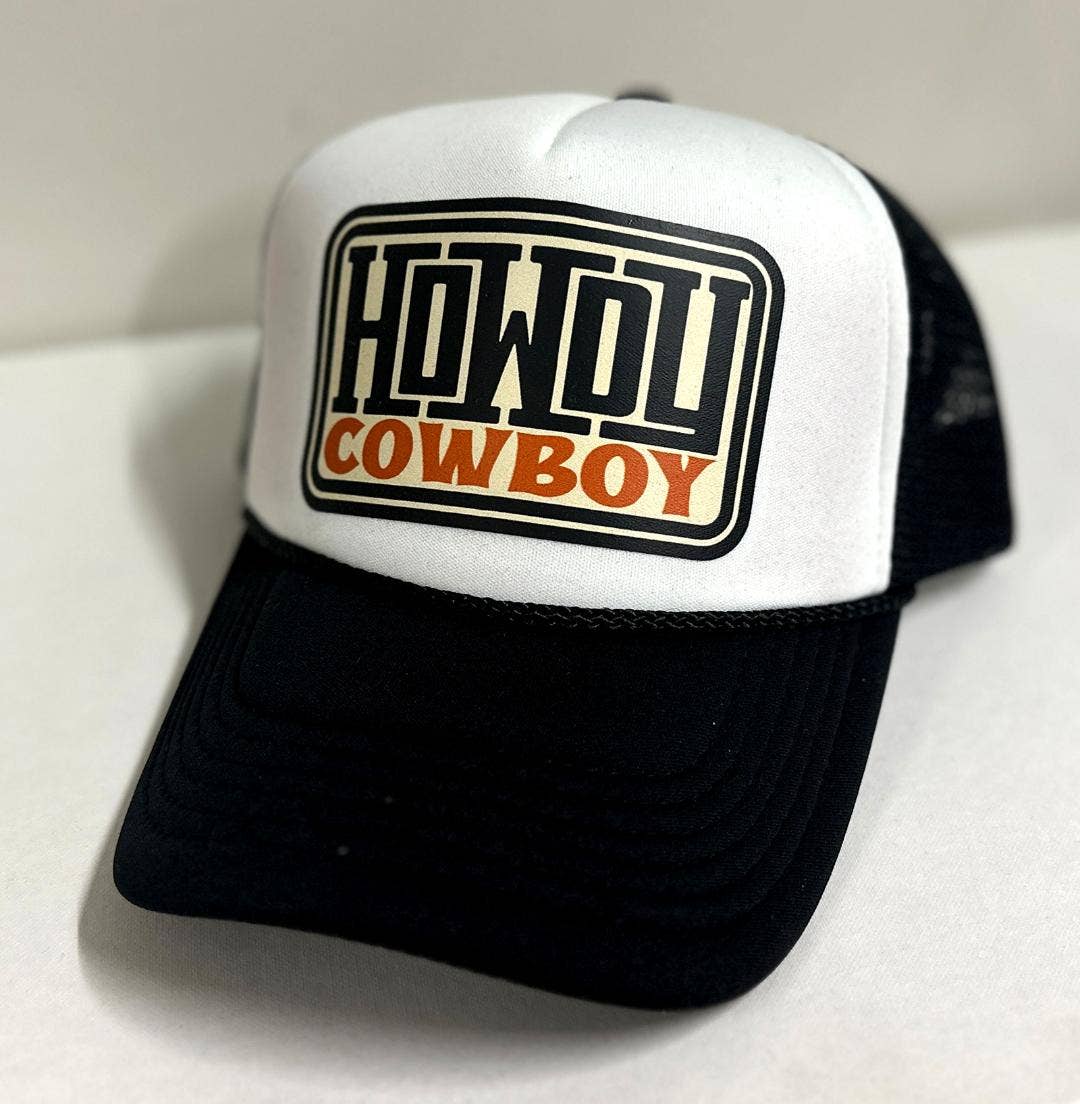 Howdy Cowboy Trucker Foam Hat