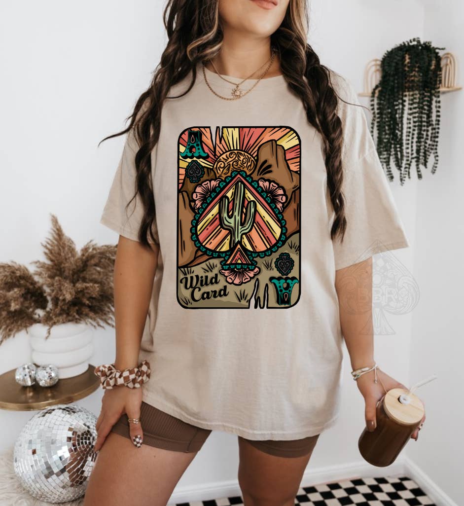 Boho Wild Card Western Graphic Tee