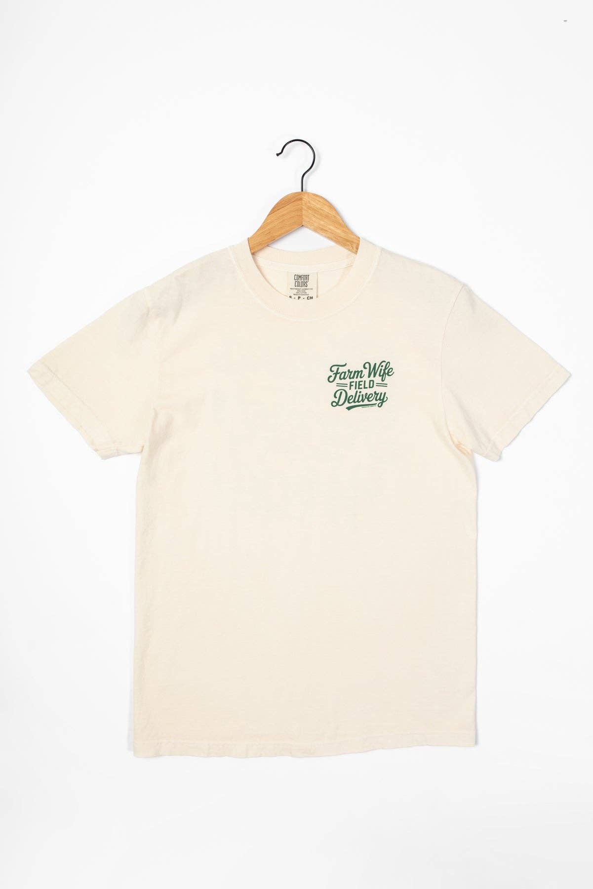 Western 'Farm Wife Field Delivery' Graphic Tee - 2 sided