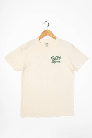Western 'Farm Wife Field Delivery' Graphic Tee - 2 sided