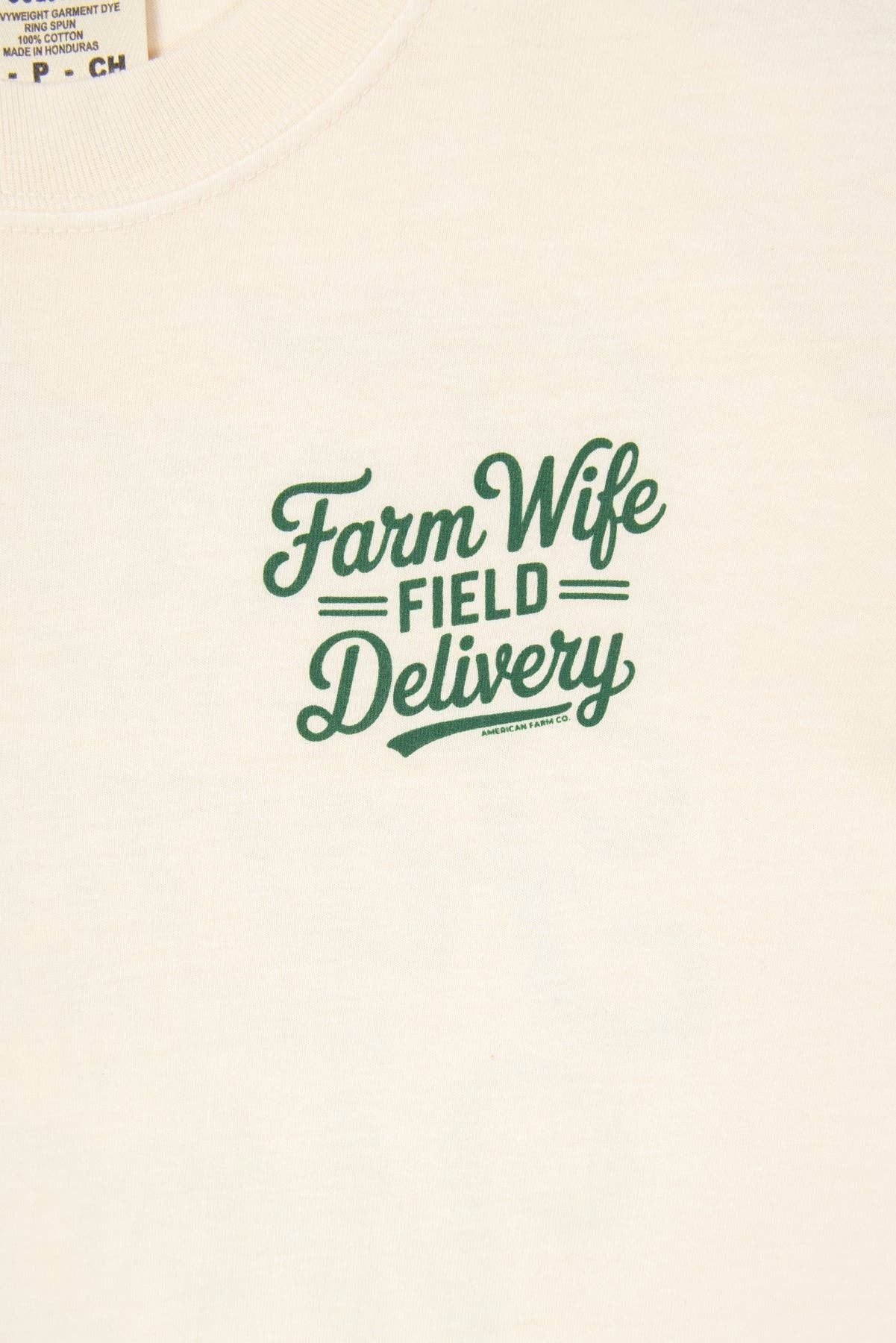 Western 'Farm Wife Field Delivery' Graphic Tee - 2 sided