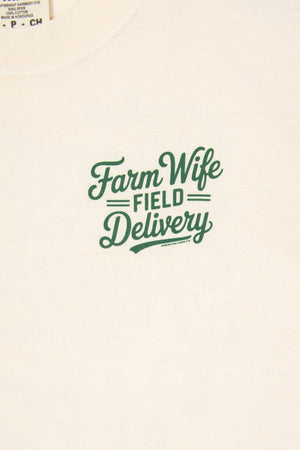 Western 'Farm Wife Field Delivery' Graphic Tee - 2 sided
