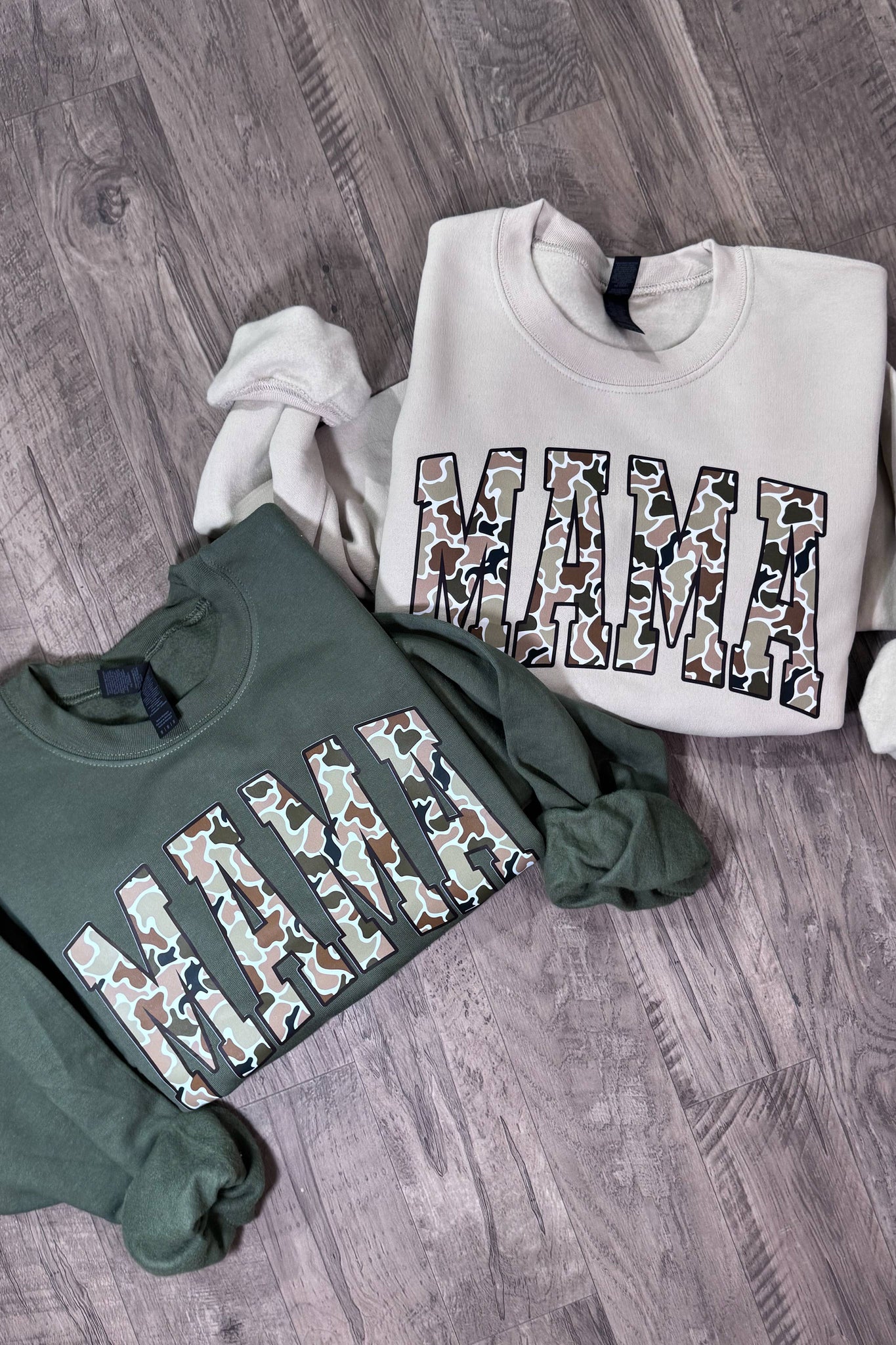 CAMO MAMA SWEATER