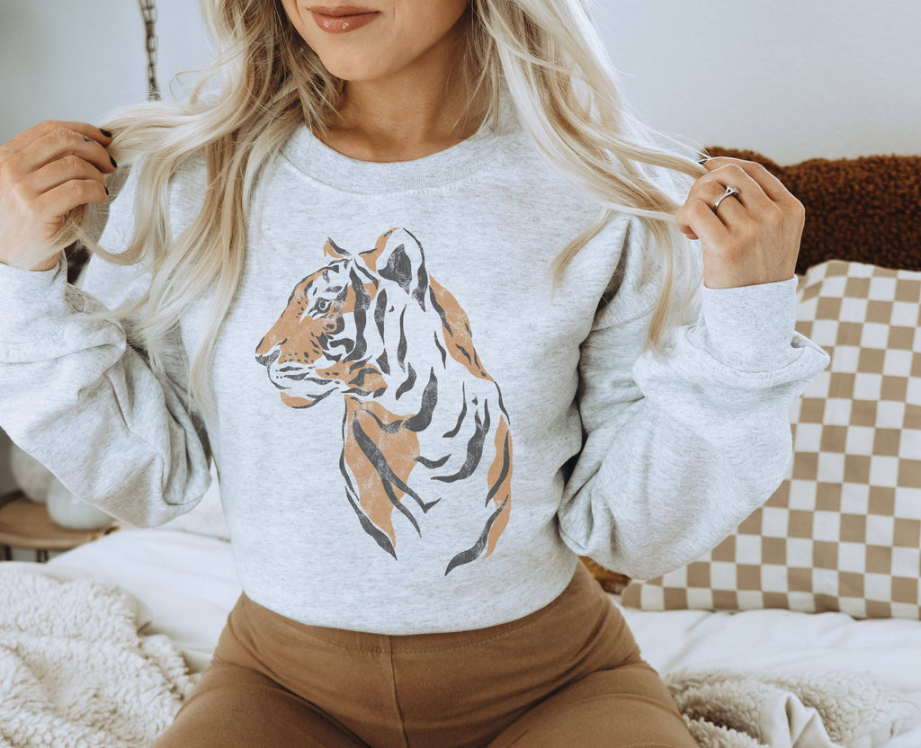 Tiger Crew Neck Sweatshirt