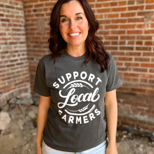 SUPPORT LOCAL FARMERS Graphic Tee   