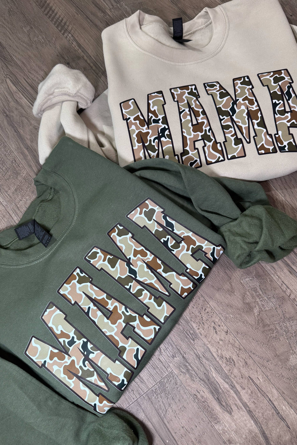 CAMO MAMA SWEATER